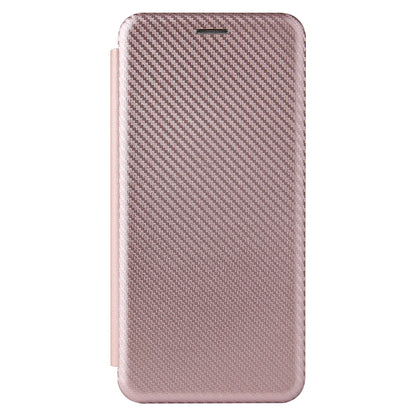 Auto-absorbed Stand Carbon Fiber Texture Leather Shell Cover for ZTE Blade A7s 2020