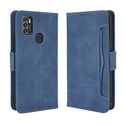 Full Protection Leather Wallet Protective Case with Multiple Card Slots for ZTE Blade A7s 2020