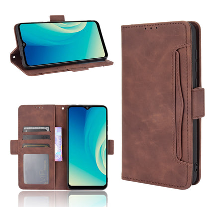 Full Protection Leather Wallet Protective Case with Multiple Card Slots for ZTE Blade A7s 2020