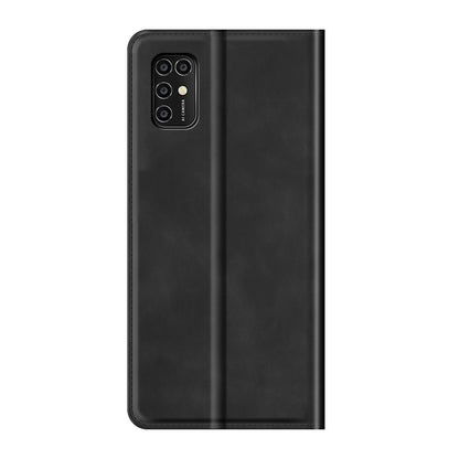 Auto-Absorbed Skin-touch Leather Cover Protective Case with Wallet Stand for ZTE Blade V2020 Smart