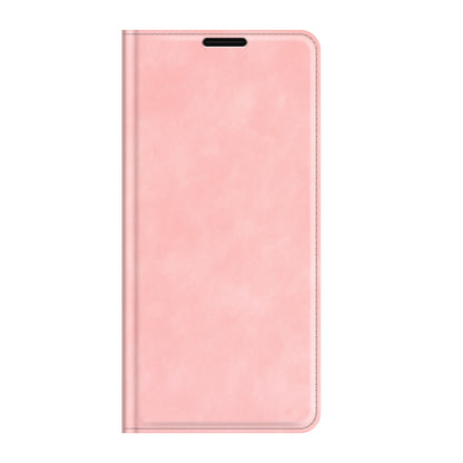 Skin-touch Feel Auto-absorbed PU Leather Wallet Stand Phone Shell Case for ZTE Blade A51