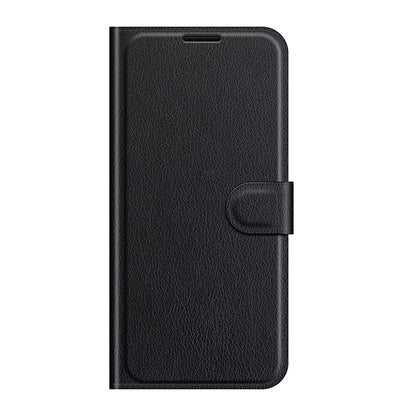 Litchi Texture Wallet Stand Design Magnetic Clasp PU Leather Case Cover for ZTE Blade A51