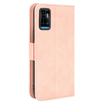 Phone Cover Full Protection Wallet Design Stand Case with Multiple Card Slots for ZTE Blade A71