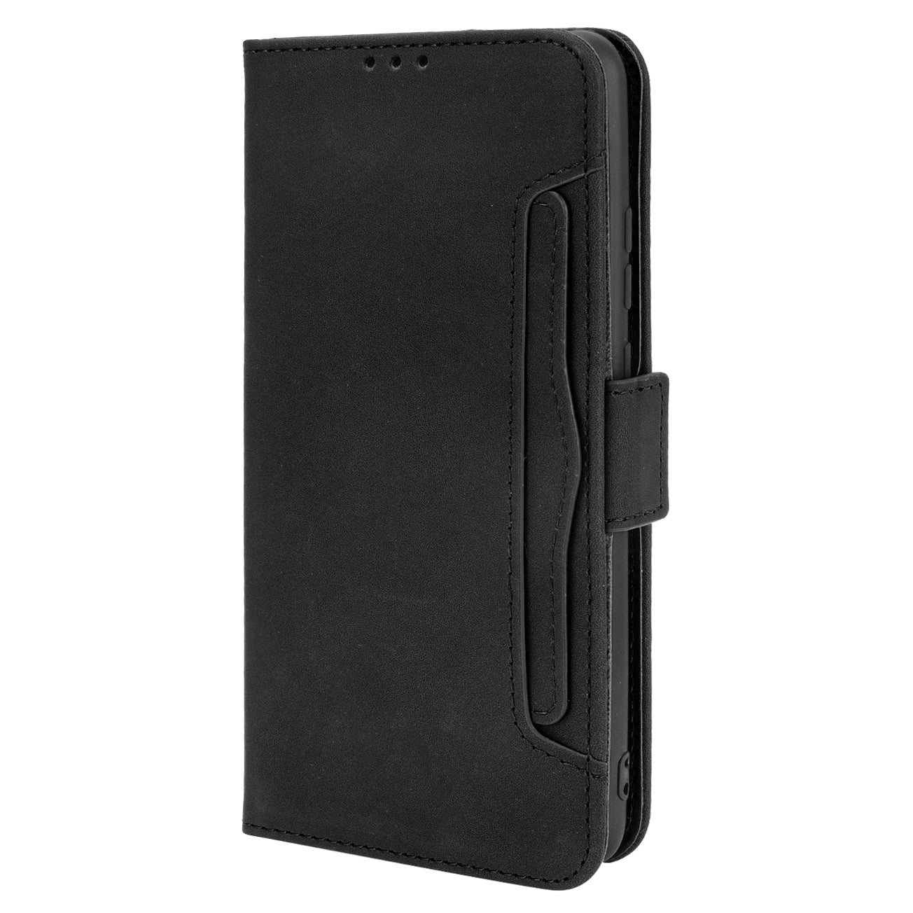 Wallet Design Phone Cover Stand Case with Multiple Card Slots for ZTE Blade A51