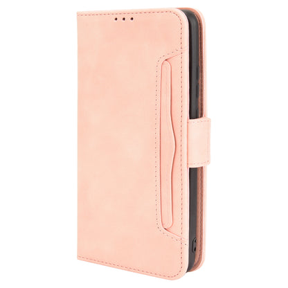 Wallet Design Phone Cover Stand Case with Multiple Card Slots for ZTE Blade A51