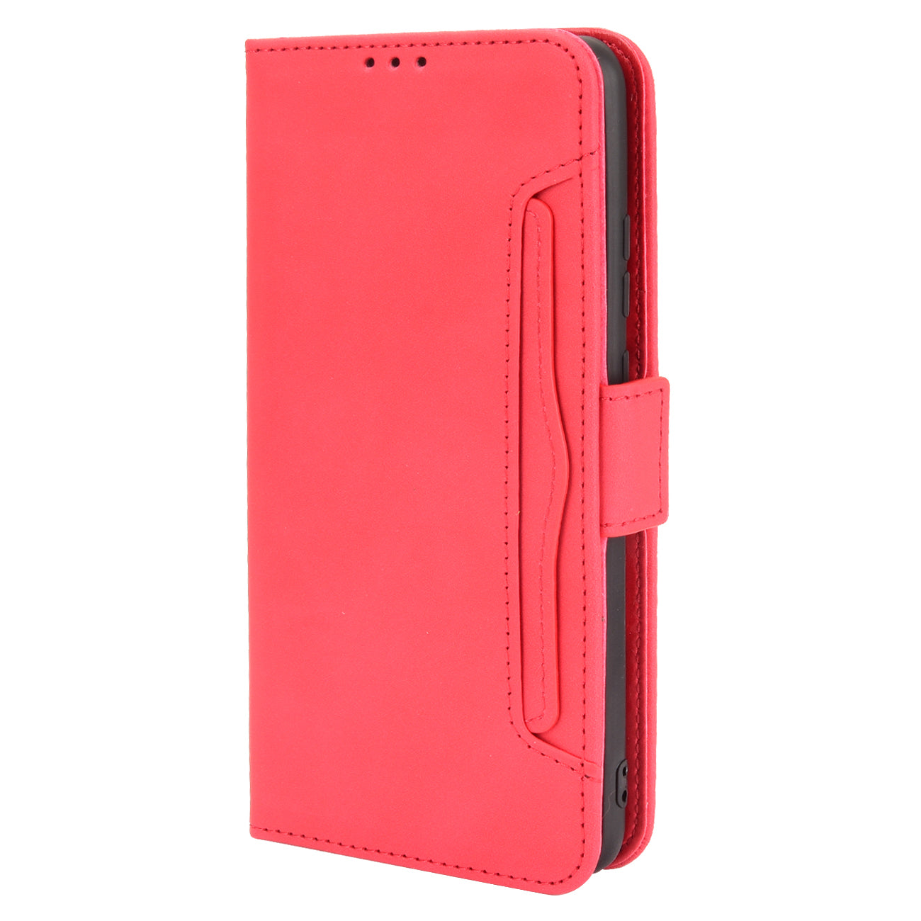 Wallet Design Phone Cover Stand Case with Multiple Card Slots for ZTE Blade A51