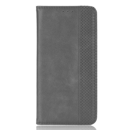 Full-Body Protection Vintage Style PU Leather Wallet Flip Magnetic Auto-absorbed Stand Phone Case for ZTE Blade A51