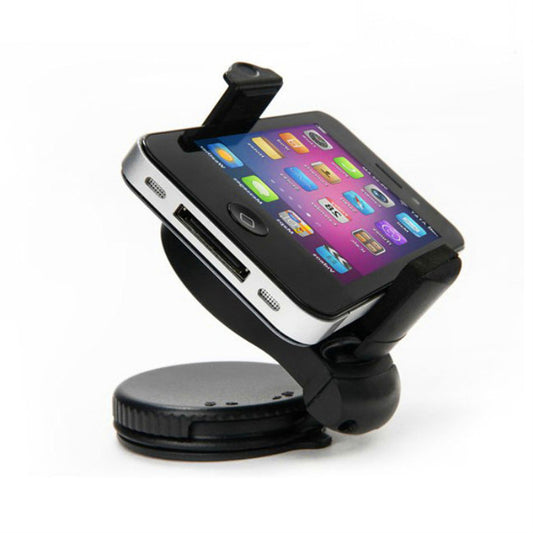 WY-07 Dual 360° Rotation Car Phone Holder Mount for Windshield Dashboard