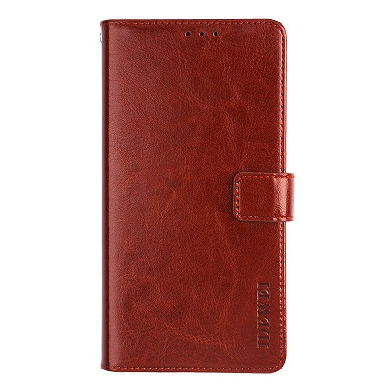 IDEWEI Crazy Horse Texture Retro Stylish Magnetic Clasp Wallet Stand Folio Flip Leather Case for ZTE Blade A31