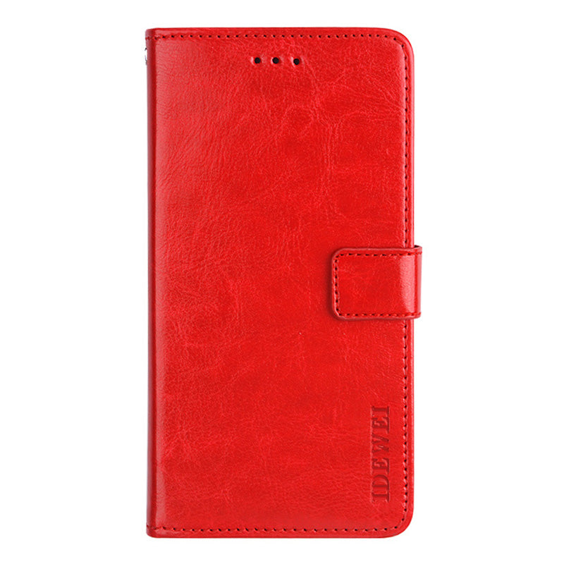 IDEWEI Crazy Horse Texture Retro Stylish Magnetic Clasp Wallet Stand Folio Flip Leather Case for ZTE Blade A31