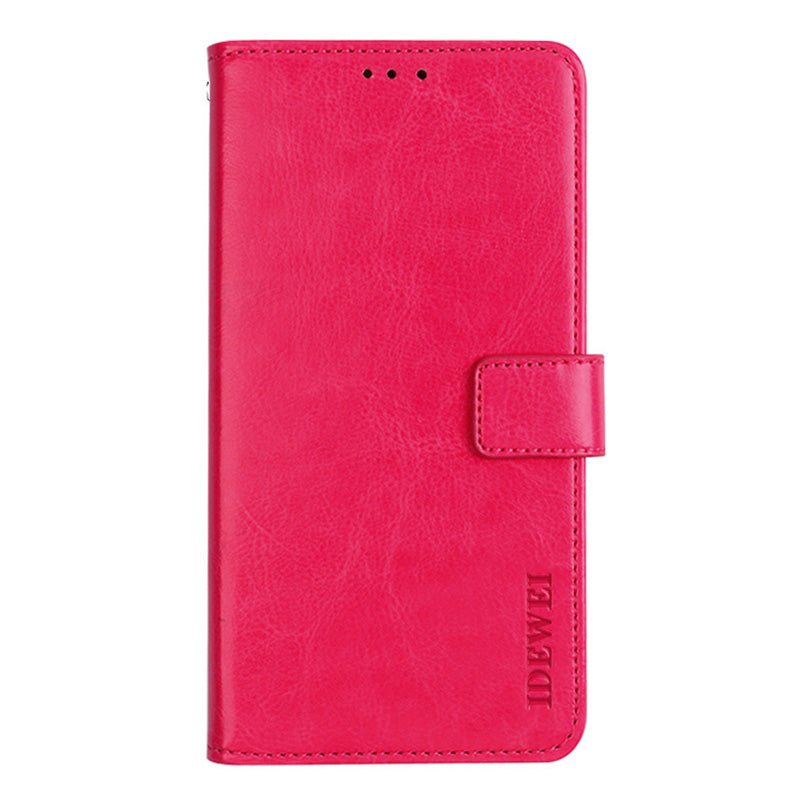 IDEWEI Crazy Horse Texture Retro Stylish Magnetic Clasp Wallet Stand Folio Flip Leather Case for ZTE Blade A31