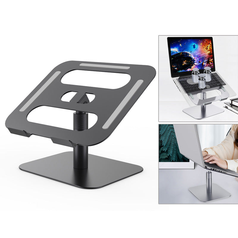 Z45 Adjustable Desktop Heat Dissipation Notebook Stand Aluminum Alloy Ergonomic Laptop Riser Holder