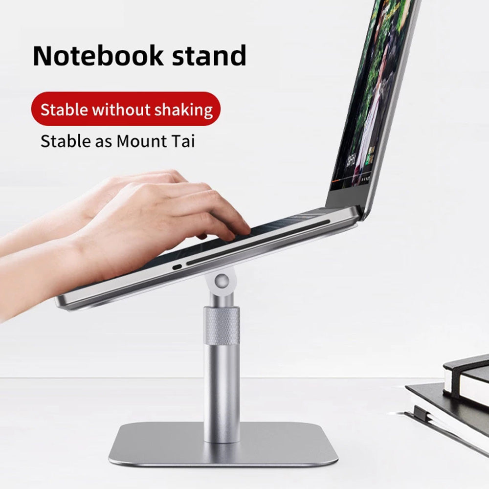 Z45 Adjustable Desktop Heat Dissipation Notebook Stand Aluminum Alloy Ergonomic Laptop Riser Holder