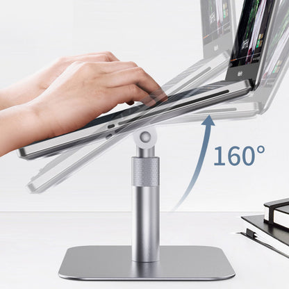 Z45 Adjustable Desktop Heat Dissipation Notebook Stand Aluminum Alloy Ergonomic Laptop Riser Holder