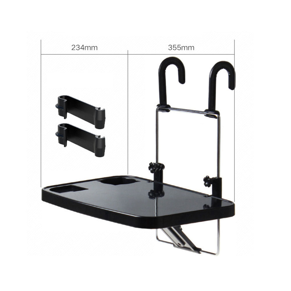 SHUNWEI SD-1502B Car Mount Laptop Stand Steering Wheel Tray Foldable Seat Back Desk for Food Eating Drink Notebook