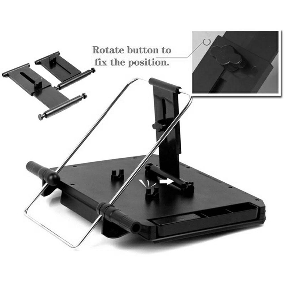 SHUNWEI SD-1508B Car Seat Mount Foldable Dining Tray with Drawer Steering Wheel Notebook Table