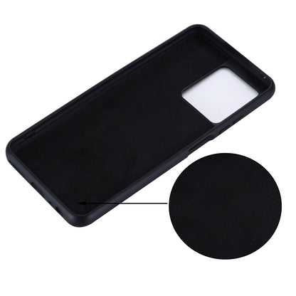 Liquid Silicone Soft Microfiber Lining Shockproof Protective Phone Cover with Strap for ZTE Blade V30