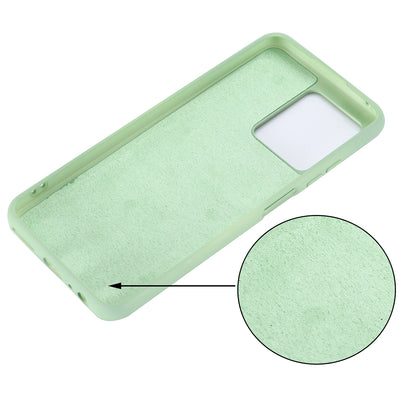 Liquid Silicone Soft Microfiber Lining Shockproof Protective Phone Cover with Strap for ZTE Blade V30