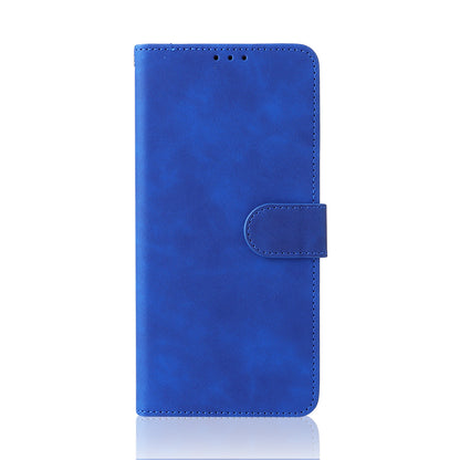 Flip Folio Stand Skin-touch Feeling PU Leather Wallet Magnetic Protective Case with Strap for ZTE Blade V30 Vita