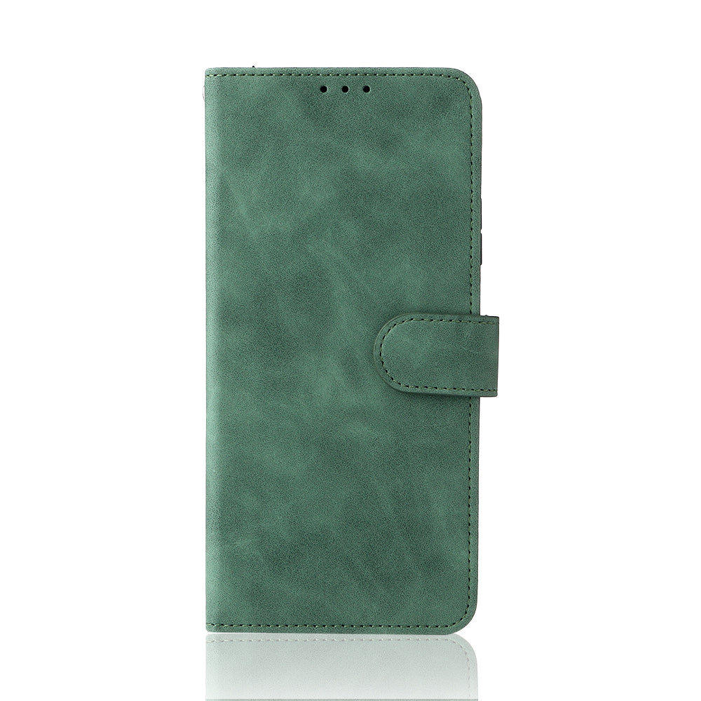 Flip Folio Stand Skin-touch Feeling PU Leather Wallet Magnetic Protective Case with Strap for ZTE Blade V30 Vita