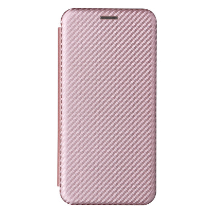 Carbon Fiber Texture Well-Protected Stylish Auto-absorbed Leather Phone Case with Card Slot for ZTE Blade A31