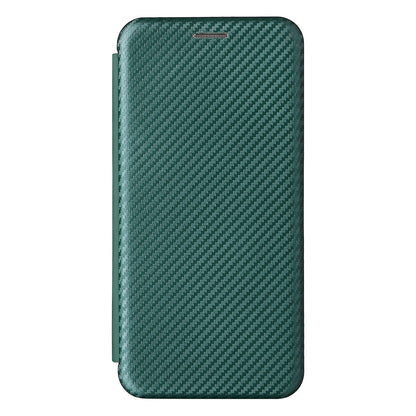 Carbon Fiber Texture Well-Protected Stylish Auto-absorbed Leather Phone Case with Card Slot for ZTE Blade A31