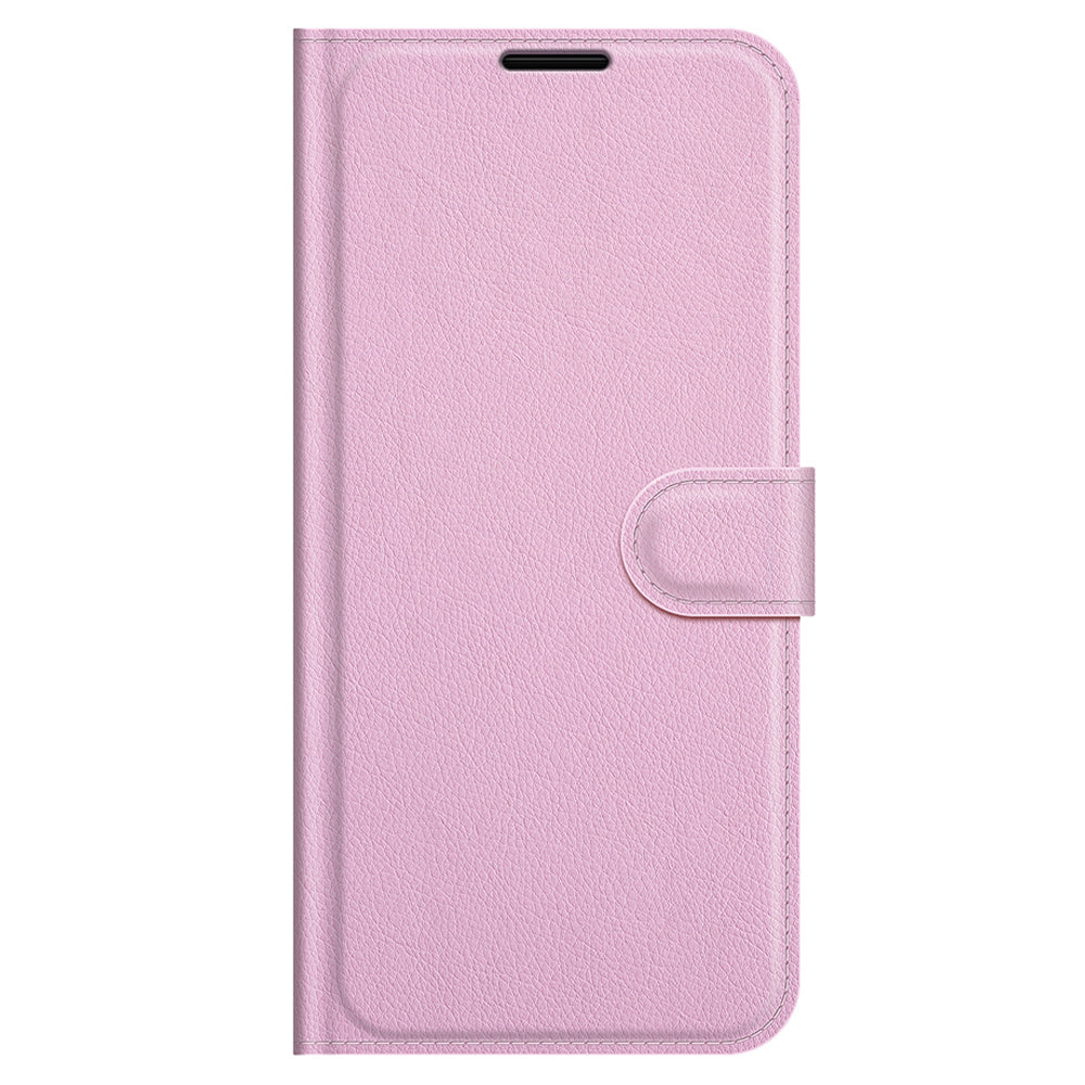 Litchi Texture PU Leather Wallet Case Magnetic Closure Protective Stand Flip Phone Cover for ZTE Blade V30 Vita / Blade V2020 5G