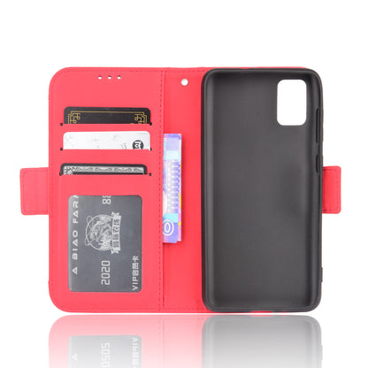 Multiple Card Slot Design PU Leather Flip Phone Case Wallet Stand Cover Shell for ZTE Blade A31