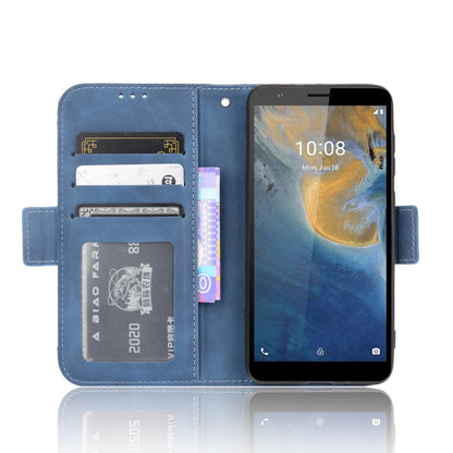 Multiple Card Slot Design PU Leather Flip Phone Case Wallet Stand Cover Shell for ZTE Blade A31