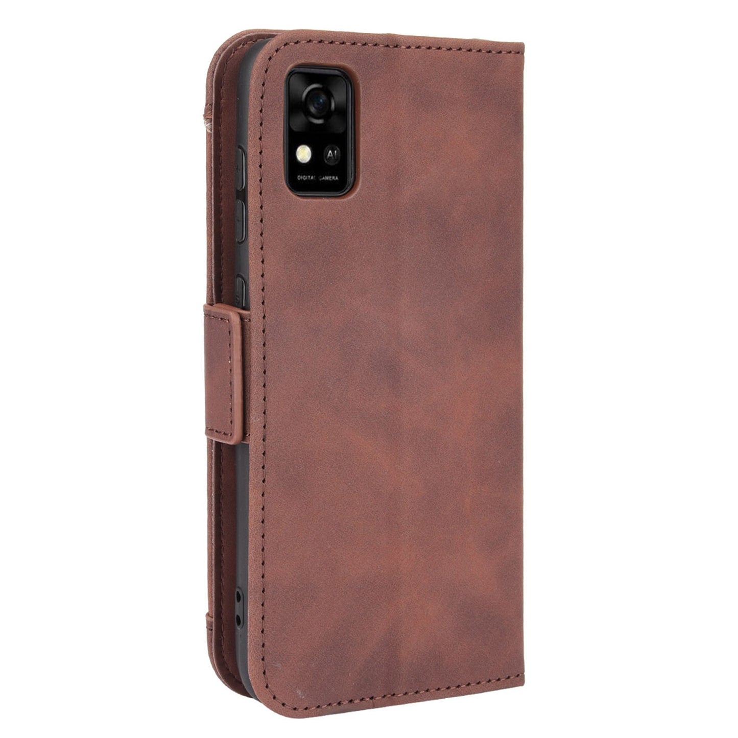 Multiple Card Slot Design PU Leather Flip Phone Case Wallet Stand Cover Shell for ZTE Blade A31