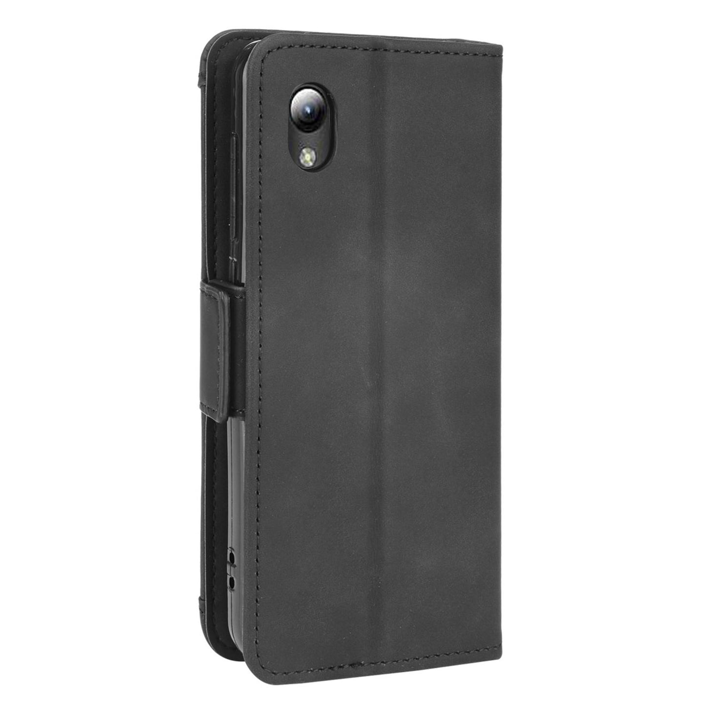 PU Leather Mobile Phone Protection Case Wallet Stand Cover Shell with Multiple Card Slot Design for ZTE Blade L8/Blade A3 (2019)/A31 Lite