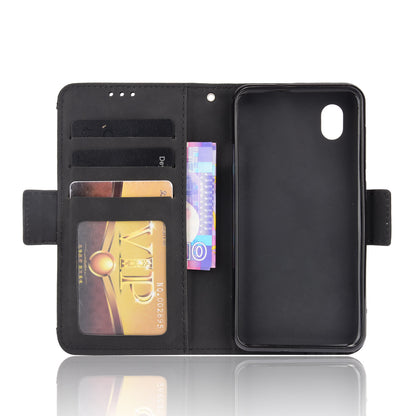 PU Leather Mobile Phone Protection Case Wallet Stand Cover Shell with Multiple Card Slot Design for ZTE Blade L8/Blade A3 (2019)/A31 Lite