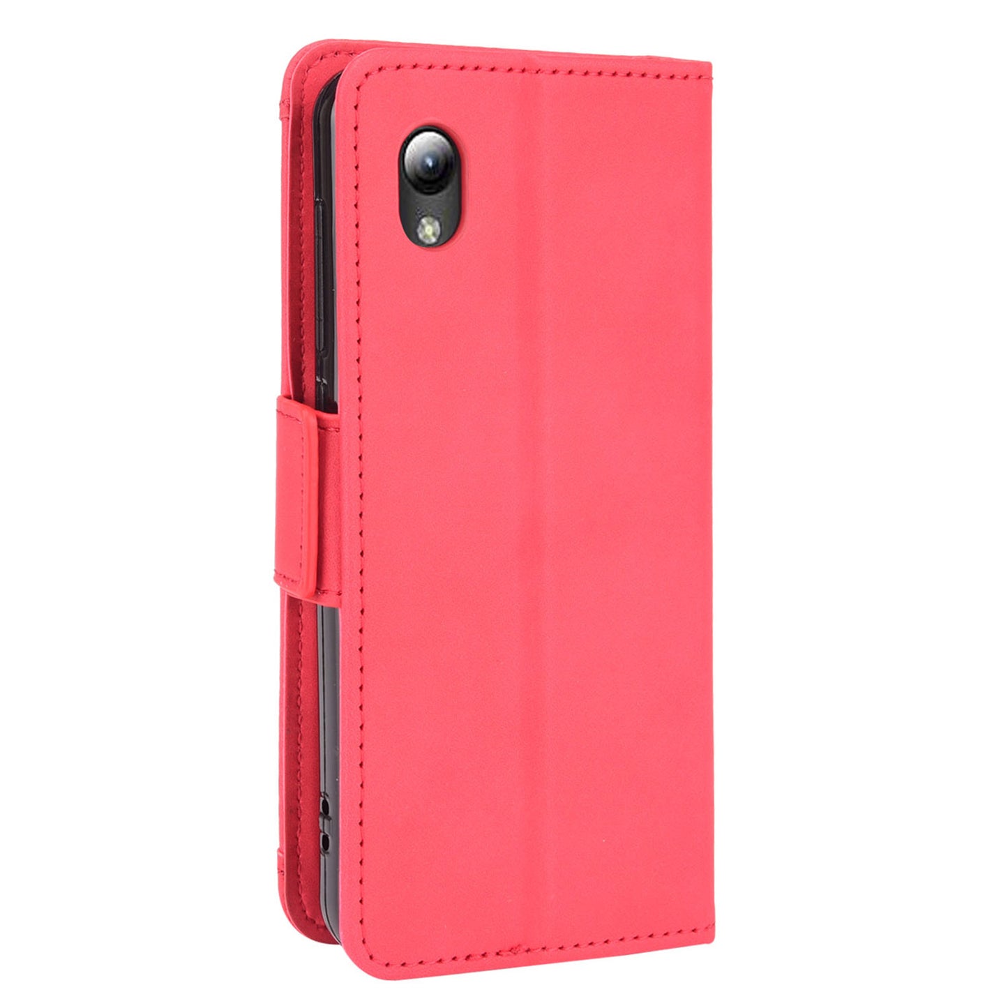 PU Leather Mobile Phone Protection Case Wallet Stand Cover Shell with Multiple Card Slot Design for ZTE Blade L8/Blade A3 (2019)/A31 Lite