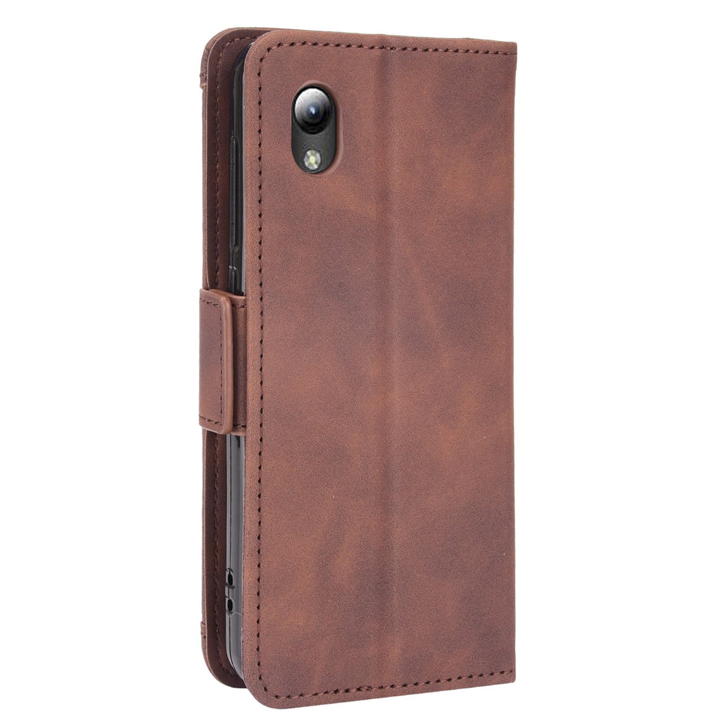 PU Leather Mobile Phone Protection Case Wallet Stand Cover Shell with Multiple Card Slot Design for ZTE Blade L8/Blade A3 (2019)/A31 Lite