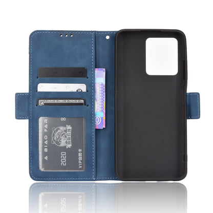 For ZTE Blade V30 Shockproof Magnetic Closure Flip Phone Case Multiple Card Slot Design PU Leather Wallet Phone Cover