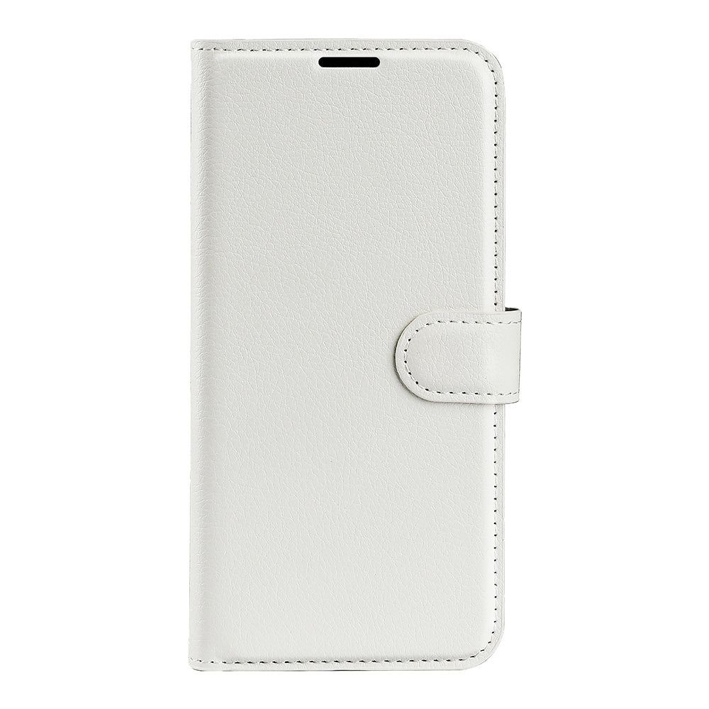 PU Leather Wallet Flip Phone Case Full Body Protection Stand Litchi Texture Cover for ZTE Blade V30