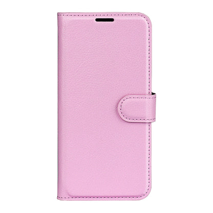 PU Leather Wallet Flip Phone Case Full Body Protection Stand Litchi Texture Cover for ZTE Blade V30