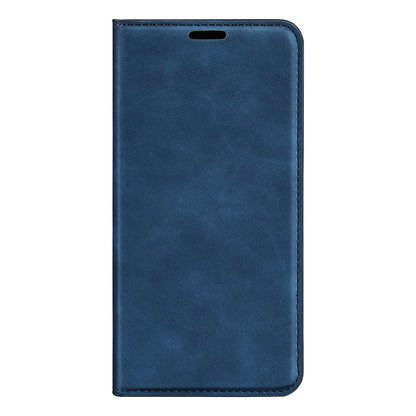 Durable Skin-Touch PU Leather Stand Wallet Auto Magnetic Closed Flip Cover for ZTE Blade V30