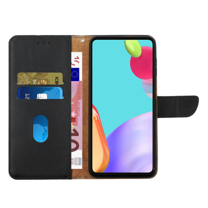 Genuine Leather Nappa Texture Multifunction Wallet Stand Full Body Protective Phone Case for ZTE Libero 5G