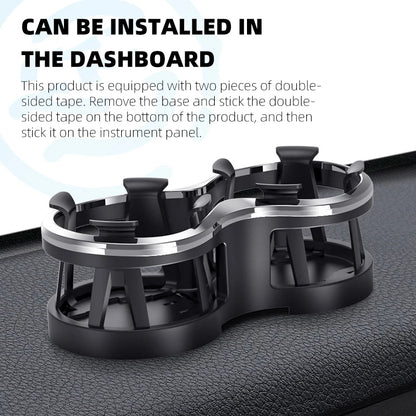 SHUNWEI SD-1038 Car Dual Cup Holder Vehicle Water Bottle Drink Rack