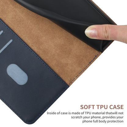 Shockproof Nappa Texture Folio Flip Genuine Leather Phone Case Magnetic Closure Stand Wallet Cover for ZTE Blade L9