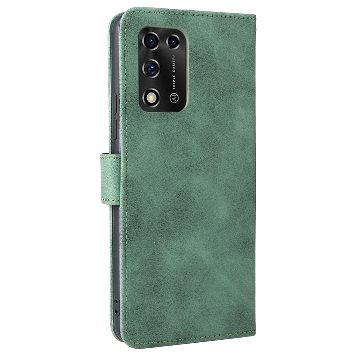 Skin-touch Feeling PU Leather + TPU Phone Cover Stand Wallet Shell Mobile Phone Case for ZTE Libero 5G II