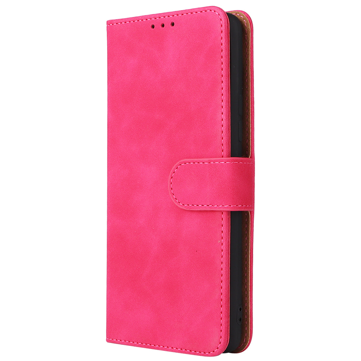 Skin-touch Feeling PU Leather + TPU Phone Cover Stand Wallet Shell Mobile Phone Case for ZTE Libero 5G II