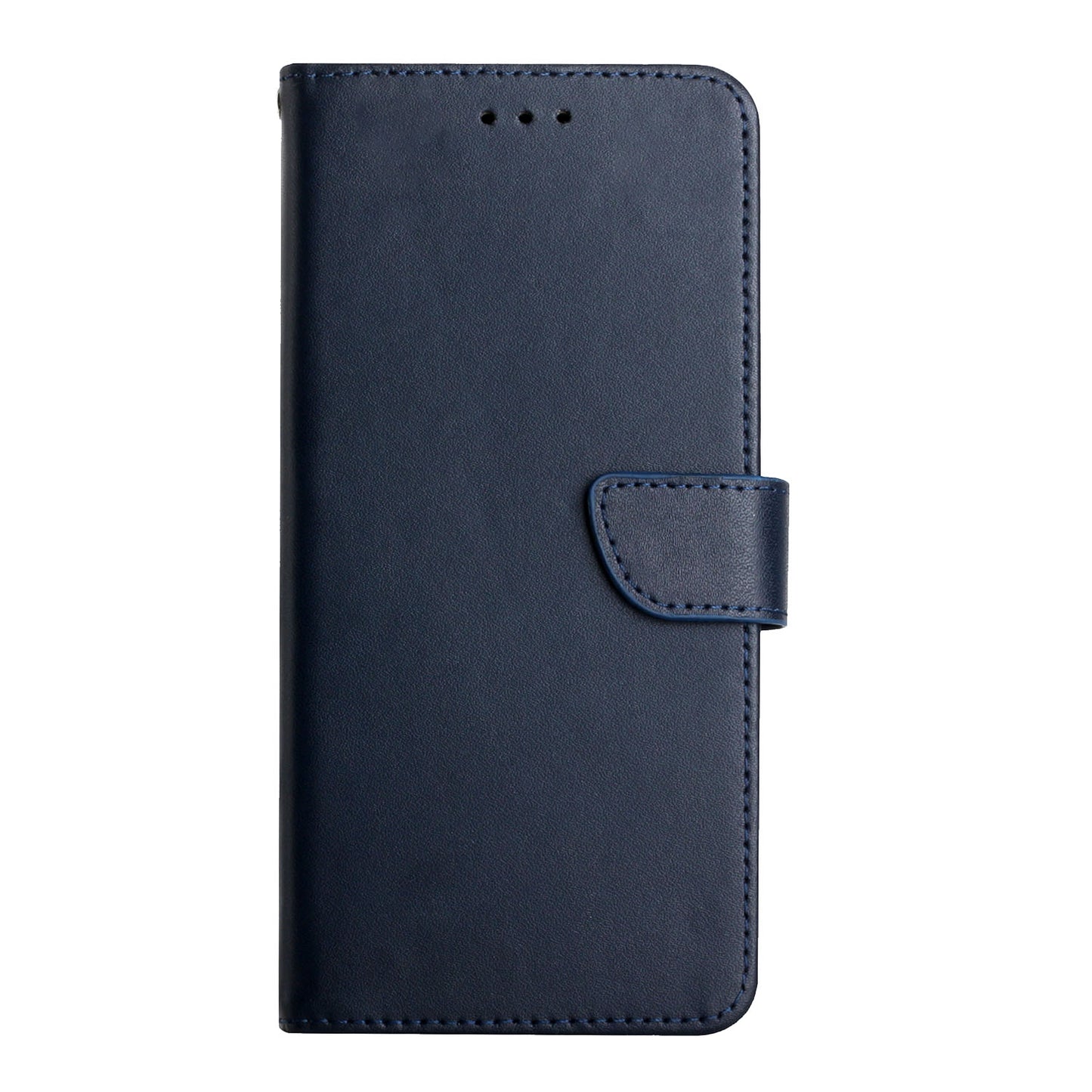 For ZTE Libero 5G ii A103ZT Flip Phone Cover Wallet Stand Function Genuine Leather Nappa Texture Full Body Protective Phone Case