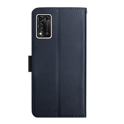 For ZTE Libero 5G ii A103ZT Flip Phone Cover Wallet Stand Function Genuine Leather Nappa Texture Full Body Protective Phone Case