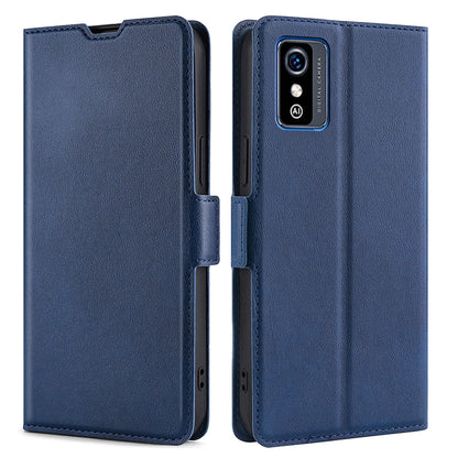 Ultra-slim PU Leather Folio Flip Cover Stand Inner TPU Drop-proof Phone Case with Card Slot for ZTE Blade L9