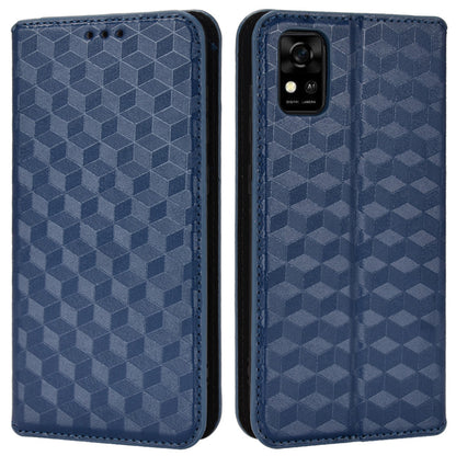 For ZTE Blade A31 Scratch-resistant Imprinted Pattern Cell Phone Case PU Leather + TPU Phone Cover