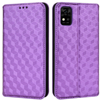 For ZTE Blade A31 Scratch-resistant Imprinted Pattern Cell Phone Case PU Leather + TPU Phone Cover