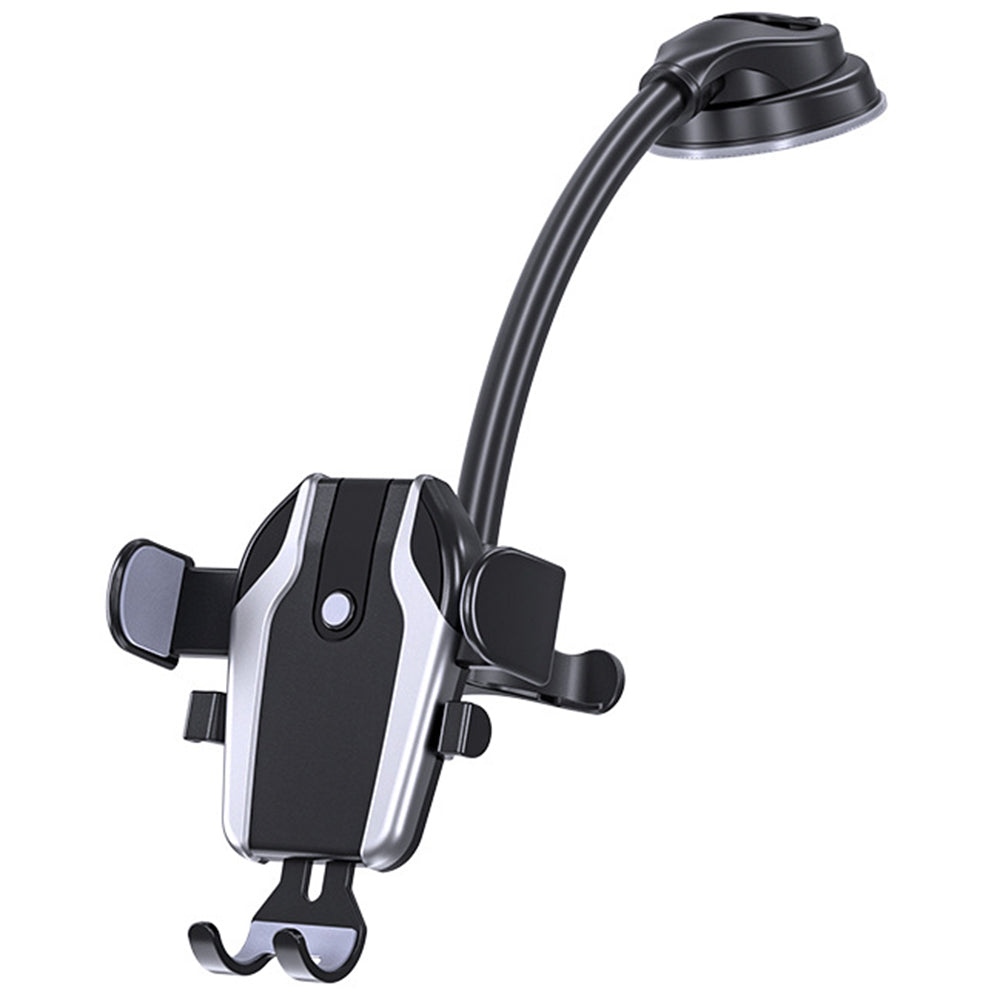 RG-28 Dashboard Suction Cup Gravity Bracket Car Cell Phone Holder Mount Stand with Adjustable Clamp