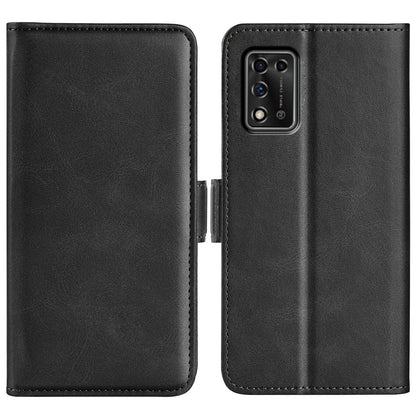 Textured PU Leather Wallet Phone Case for ZTE Libero 5G II, Shockproof Stand Folio Flip Cover